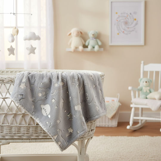 Nansydimo Blanket Nursery Swaddling Blankets Gray 90x100cm