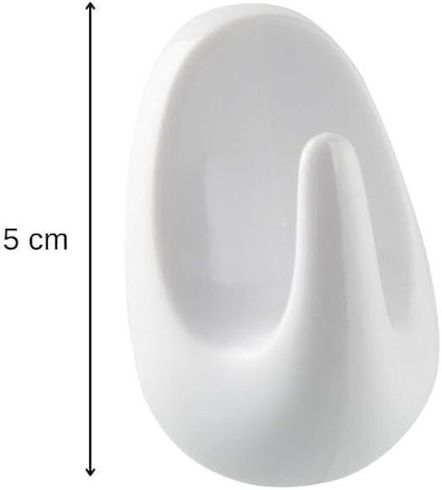 Fackelmann Cârlig Agățătorii Autocolant Plastic 5cm Set 2 Bucăți