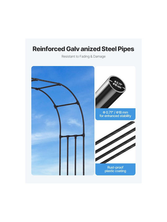 Metallic Arch Black