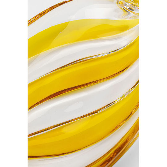 Kare Design Decorative Bowl Yellow 34x15x4.5cm