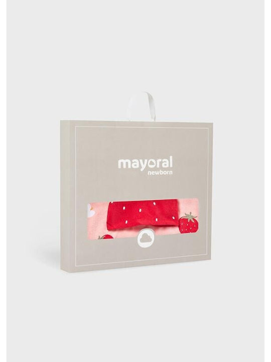Mayoral Baby Hooded Poncho Bathrobe Pink