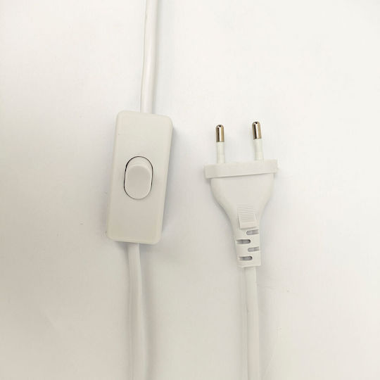 InTheBox Tekton Κεραμικό Πορτατίφ με Λευκό Καπέλο και Γκρι Βάση