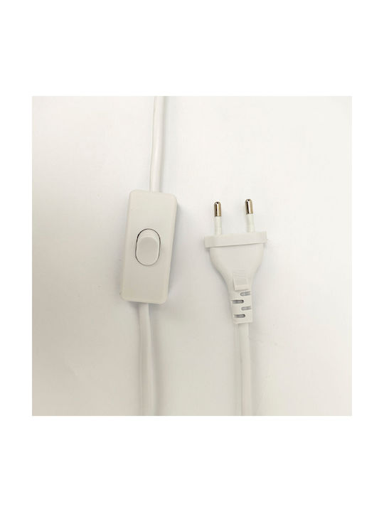 InTheBox Egli Ceramică Lampă de masă cu Abajur Alb și Bază Portocaliu