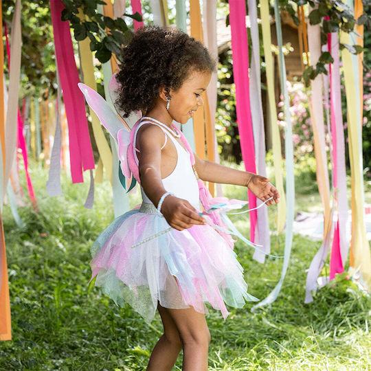 Great Pretenders Rosa-Menta Elfen Kostüm Tutu Flügel Stab 4-6 Jahre