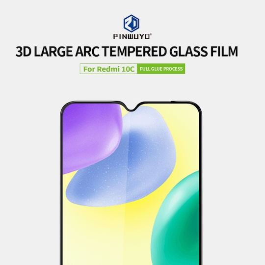 3D Screen Protector Μαύρο (Redmi 10C)