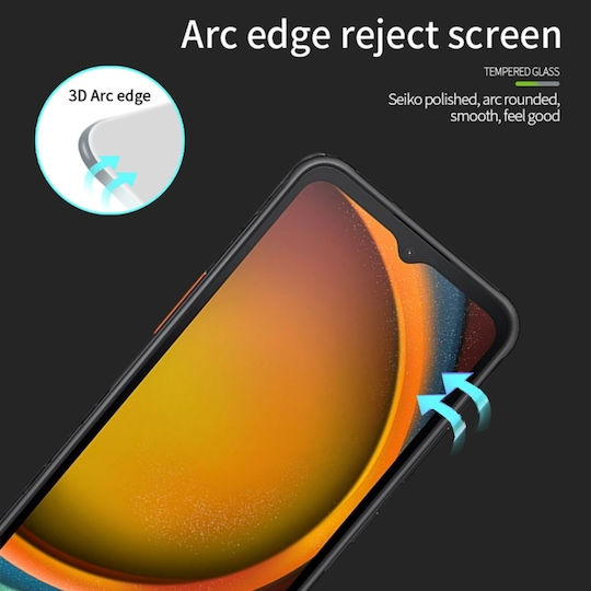 3D Vollflächig gehärtetes Glas Schwarz (Galaxy XCover7)