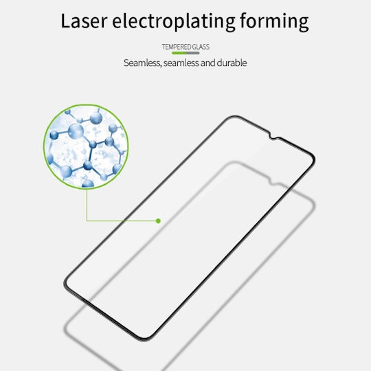 3D Full Face Tempered Glass Μαύρο (Redmi 12C)