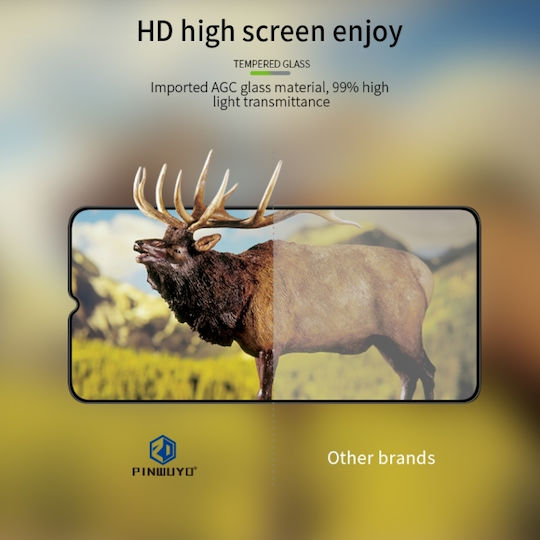 3D Full Face Tempered Glass Μαύρο (Redmi 12C)