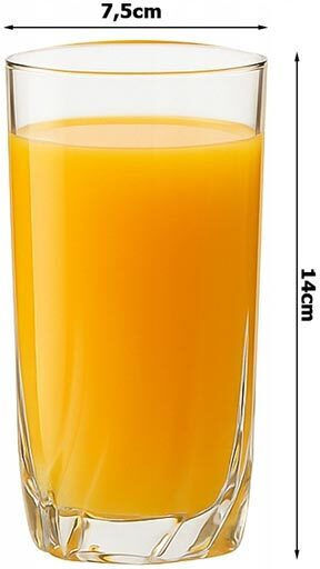 Glass Water / Cocktail/Drinking made of Glass 340ml