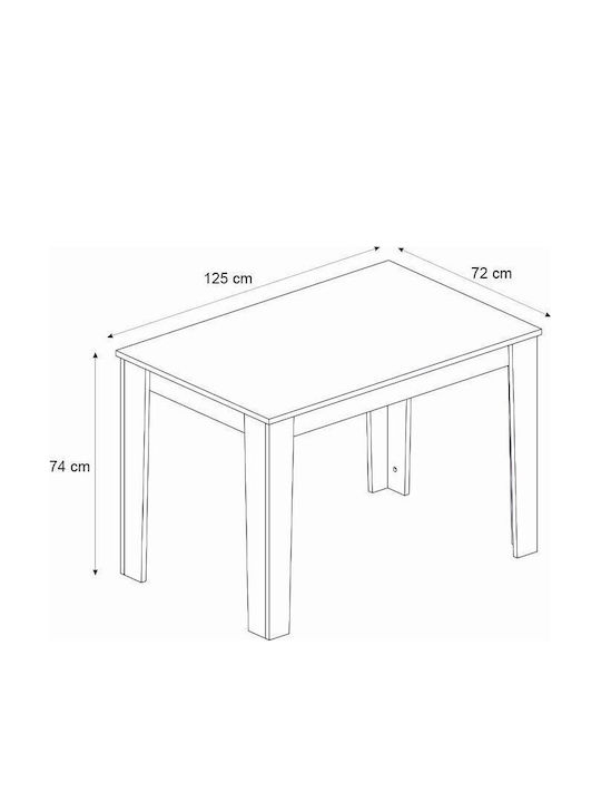 Sufragerie Darlen 5buc 125x72buc