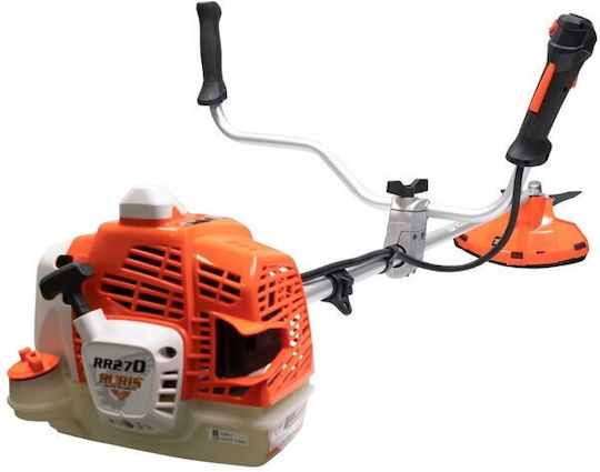 Ruris Motocoasă Ruris Rr270 1.5 Cp 27.2 Cc 2 Timpi Lățime de Tăiere 255 Mm Pornire Manuală 0.7 L Benzină Autocut Lamă cu 3 Dinți