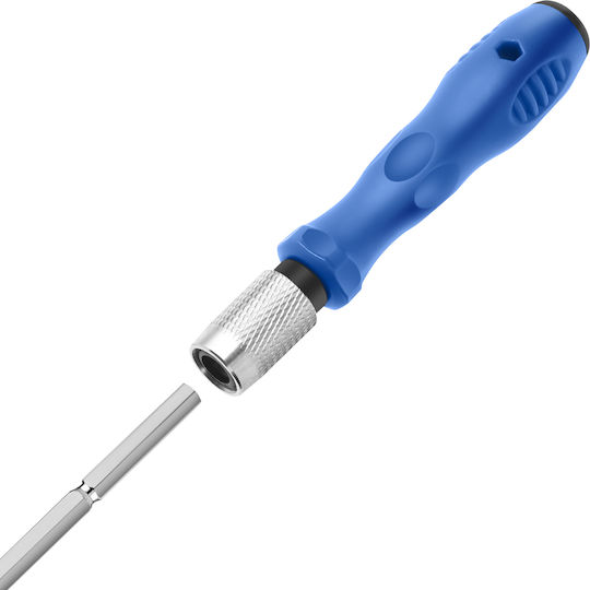 Max Excell 32-in-1 Screwdriver Kit Multi-device Precise Magnetic Non-slip Handle Blue