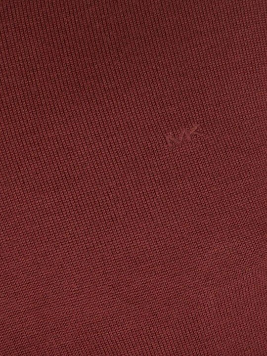 Langarm Pullover Burgundisch