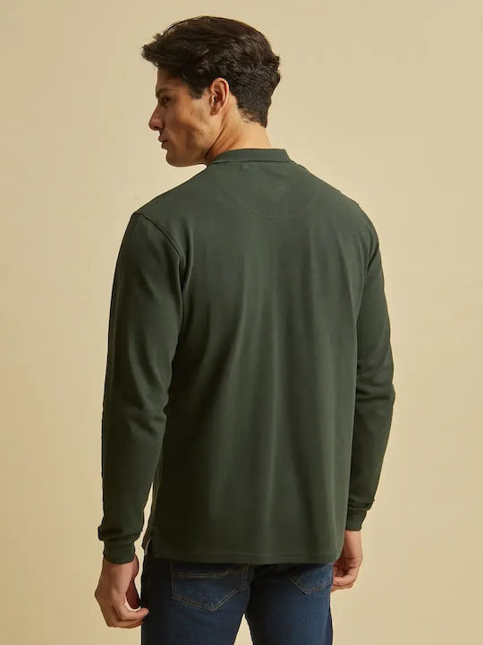 Polo Long Sleeve Blouse Green