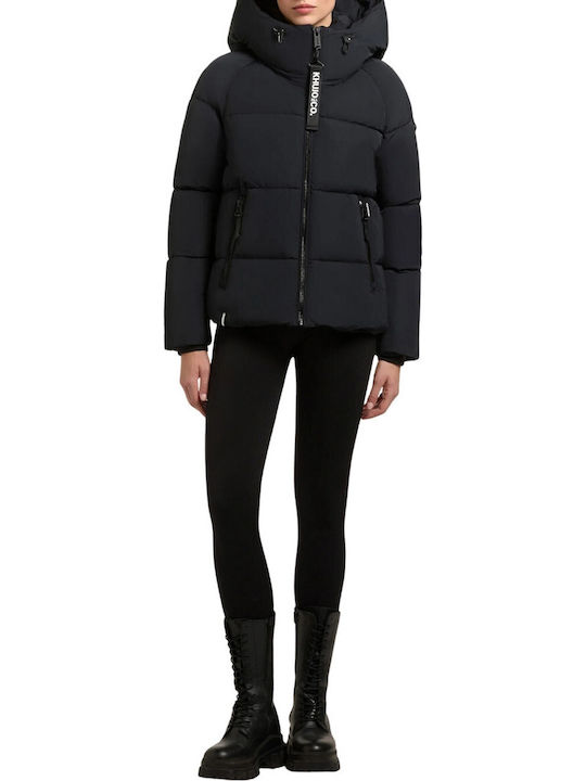 Jachetă de femei Puffer Dark Blue