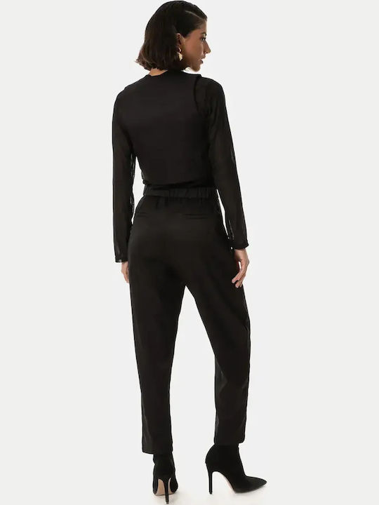 Women's Suit Vest Trousers Black Size S