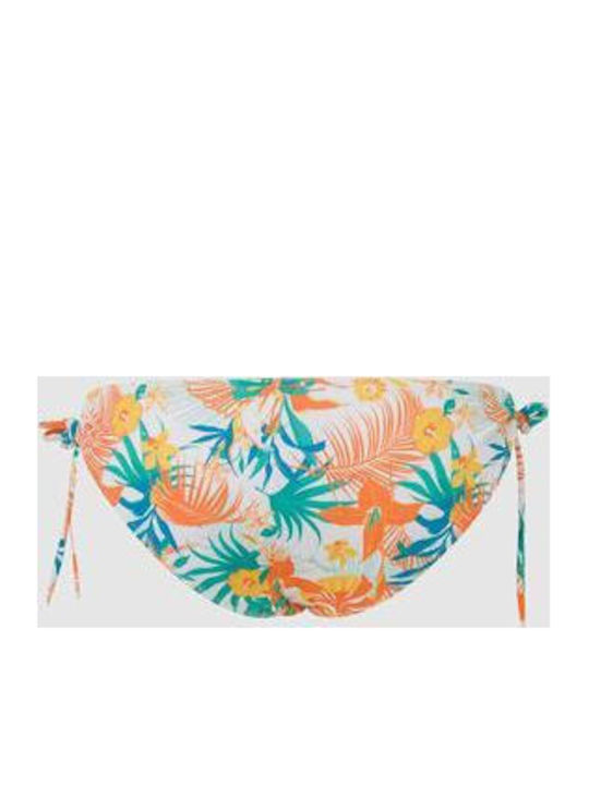 Hibiskus Bikini Slip Orange
