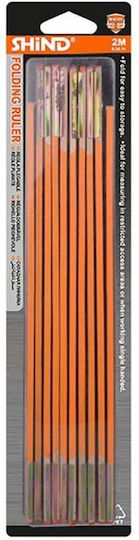 Shind 94550 Wooden Folding Ruler 2m