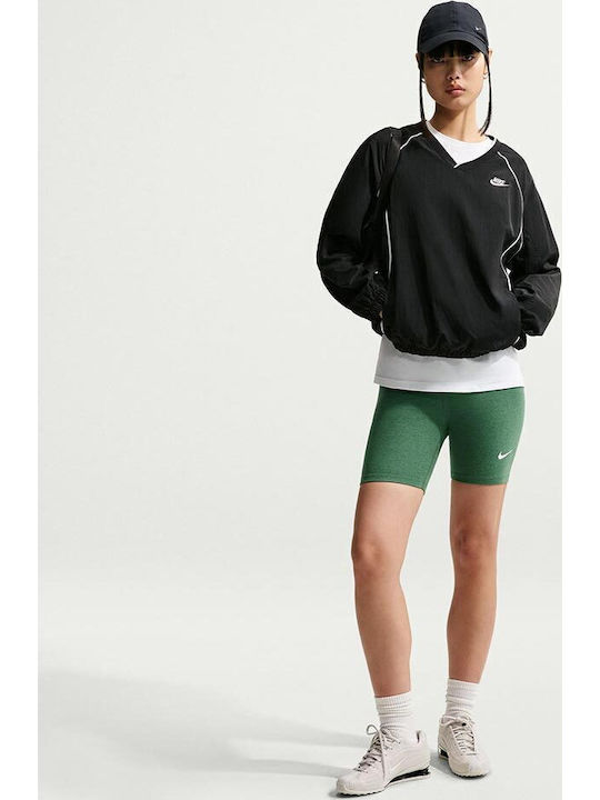 Sportswear Training Women's Leggings-Shorts High Waist Green