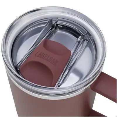 Thrive Ποτήρι Θερμός Ανοξείδωτο BPA Free 470ml Brown με Λαβή