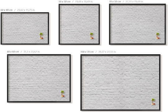 Tulup Табло за съобщения Магнит 80x60см
