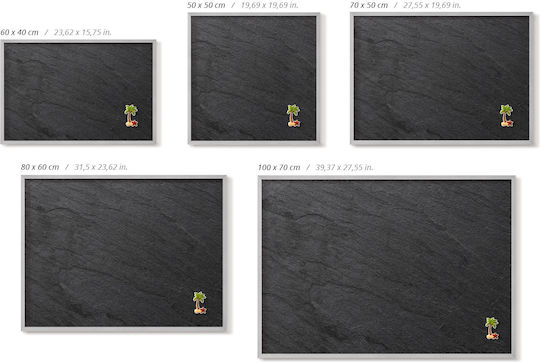 Tulup Табло за съобщения Магнит 70x50см