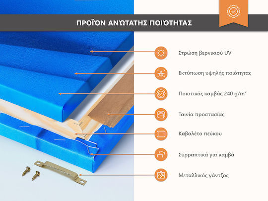 Canvas Wall Art Office Professional Space Rainbow 70x100 Cm
