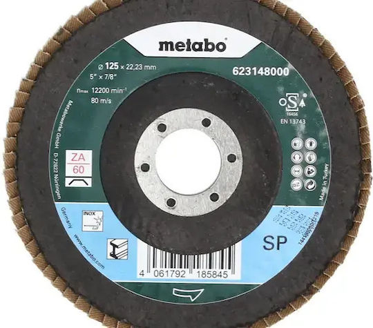 Metabo Disc de șlefuire pentru Inox / Μetal 125mm Set de 1buc