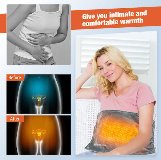 General Use Heating Pad Gray 30x50cm