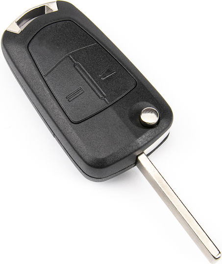 Elektronische Klappbare Autoschlüsselhülle Opel Astra H Zafira B 2 Schaltflächen