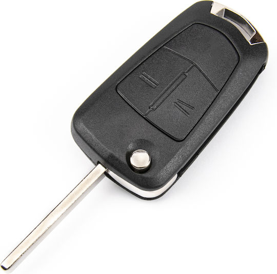 Elektronische Klappbare Autoschlüsselhülle Opel Astra H Zafira B 2 Schaltflächen