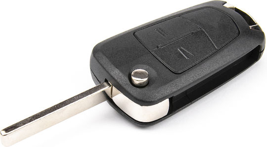 Elektronische Klappbare Autoschlüsselhülle Opel Astra H Zafira B 2 Schaltflächen