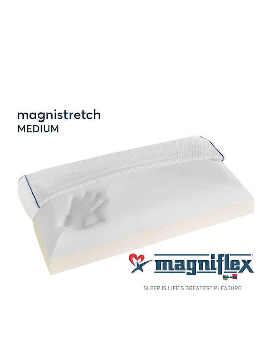Magniflex Magnistretch Memory Foam Anatomic Bed Pillow 42x72x13cm