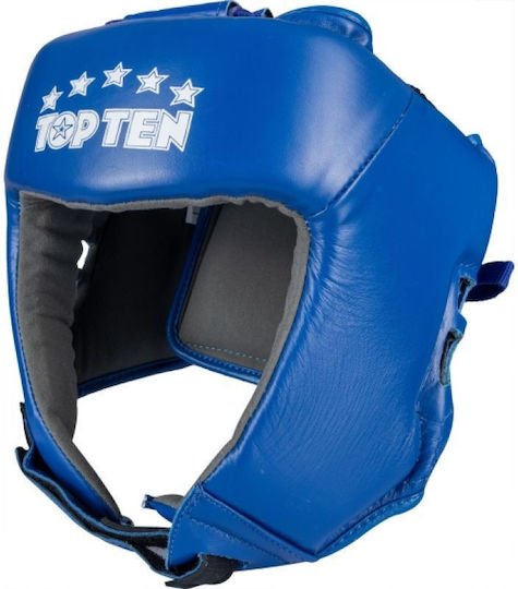 Adult Open Face Boxing Headgear Red