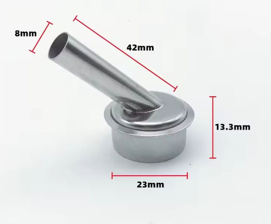 Rosfix Nozzle Set 7x Ka – Set 7 Angled Hot Air Nozzles 3–12 Mm Quick 861dw Rosfix Airflow-x