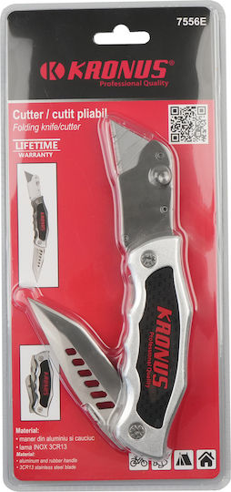Pocket Knife and Cutter Folding Trapezoidal Blade L 105