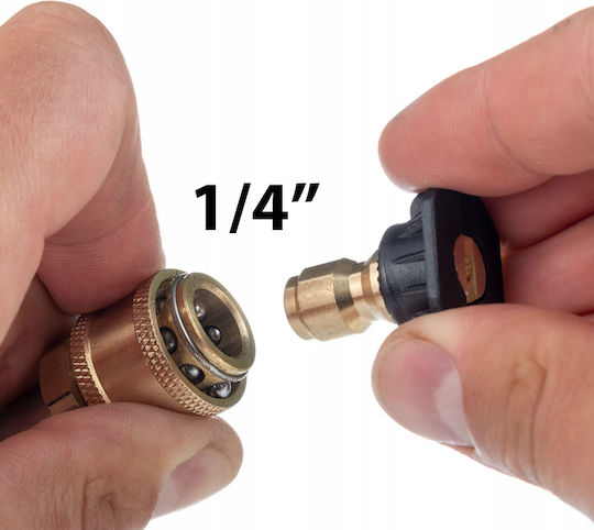 Jetlink Brasspro Nh-ak – Brass Adapter Nilfisk Huter Anlu Kolner Washers 1/4" Quick Coupling Adapter Foamers Accessories Durable Resistant
