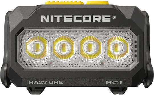 NiteCore Επαναφορτιζόμενος Φακός Κεφαλής LED με Μέγιστη Φωτεινότητα 800lm Uhe