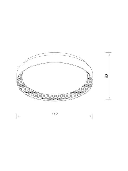 Sun Light Πλαφονιέρα LED με Τηλεχειριστήριο Sun Light Πλαφονιέρα LED με Τηλεχειριστήριο