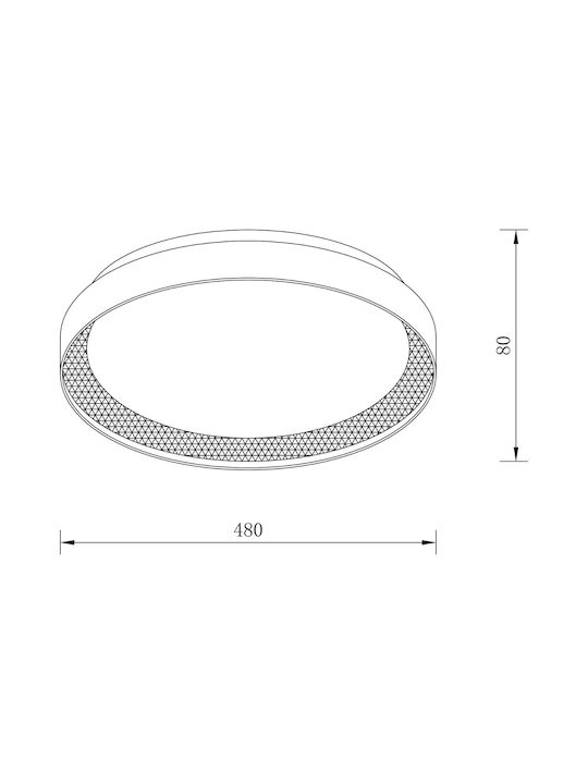 Sun Light Πλαφονιέρα LED με Τηλεχειριστήριο Sun Light Πλαφονιέρα LED με Τηλεχειριστήριο