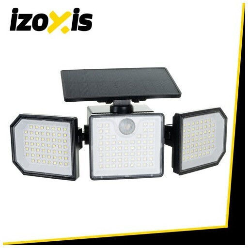 Izoxis Solar Light 1.5W 500lm with Motion Sensor, Photocell and Remote Control IP65 26.5cmx12cmx12cmcm