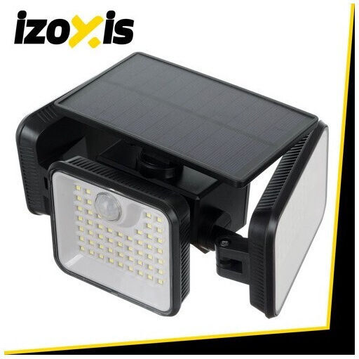 Izoxis Straßen-Solarleuchte 8W mit Bewegungssensor und Fotokontakt IP65 33cmx12.3cmx10.2cmcm