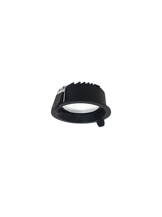 Viokef Recessed Spot Black 1pcs