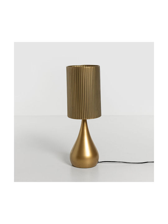 InTheBox Metal Lampă de masă cu Abajur Maro și Bază