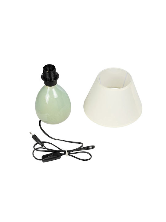 GloboStar Cesta Table Lamp for Socket E27 with Black Shade and Base