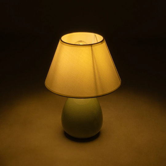 GloboStar Cesta Table Lamp for Socket E27 with Black Shade and Base