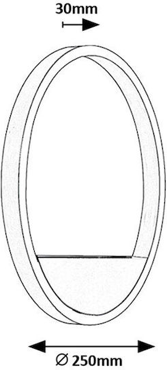 Rabalux 71310 Wall Lamp Led Thric Led 15w 230v