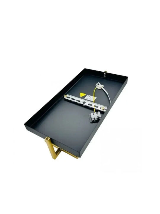 Universo Illuminazione Modern Lamp Wall with Socket E27 Black