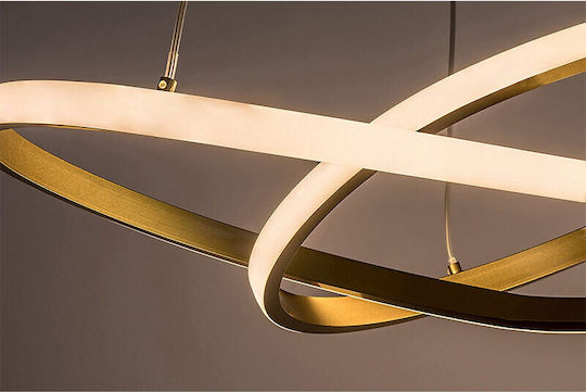 Rabalux Adjustable Pendant Light Gold 120x120cm