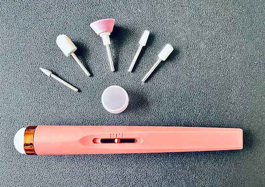 Nagelfräser Batterie Rosa